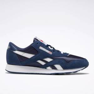 Reebok Classic Nylon Men's Shoes in Blue (100038886)