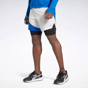 Reebok Men's Running Two-in-One Shorts in Blue (100055673)