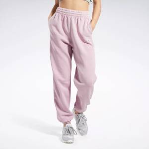 Reebok Women's Classics Natural Dye Fleece Pants in Purple (100060141)