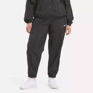 Reebok Women's Big Vector Woven Pants (Plus Size) in Black (100073168)
