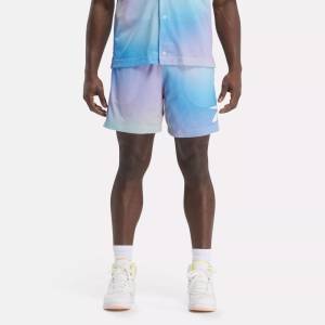Reebok Men's Classics Dopamine Print Shorts in Blue (100075637)