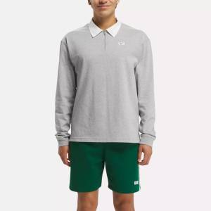Reebok Men's Sport Classics Quarter-Zip Shirt in Grey (100076423)