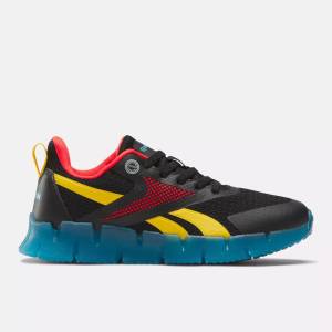 Reebok Men's Zig 'n' Glow Elastic Lace Shoes in Black (100201748)