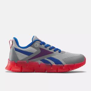 Reebok Men's Zig 'n' Glow Elastic Lace Shoes in Grey (100201750)
