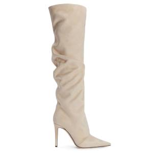 Giuseppe Zanotti Beige Boots "GZ GALA"