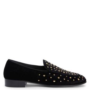 Giuseppe Zanotti Black Loafers "RUDOLPH SPARKLE"
