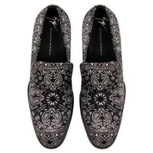 Giuseppe Zanotti Men's Loafers "Garrison Paisley Moccasins"