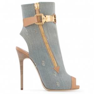 Giuseppe Zanotti Boots ROXIE Denim Open Toe