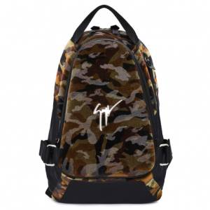 Giuseppe Zanotti Men's Backpack "MACK" Camouflage