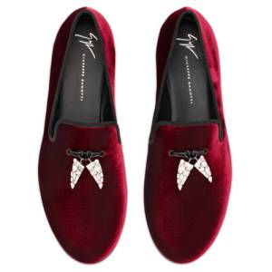 Giuseppe Zanotti Men's Loafer Shoes "SHARK" Red