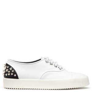 Giuseppe Zanotti Low Tops - REBECCA - Women's White Leather Sneakers
