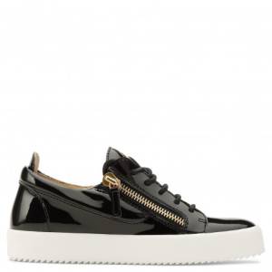 Giuseppe Zanotti Low-Tops - NICKI - Black Patent Leather Women's Sneaker