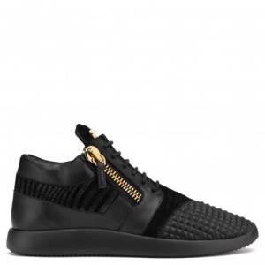 Giuseppe Zanotti - RUNNER - Black Fabric Women's Sneakers