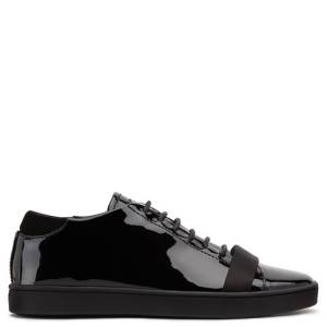 Giuseppe Zanotti Low Tops - MATTHEW - Patent Leather - Women's Black Sneakers