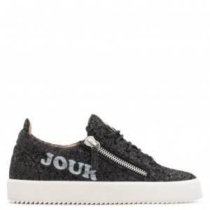 Giuseppe Zanotti Women's Sneakers "BONJOUR NUIT" Black Glitter