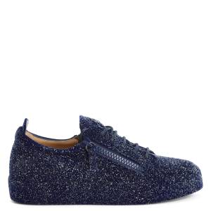 Giuseppe Zanotti Blue Low-Top Sneakers "THE UNFINISHED"