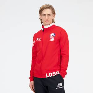 New Balance Men's Lille LOSC Pre-Game Jacket - Print / Pattern / Misc (MJ231076HME)