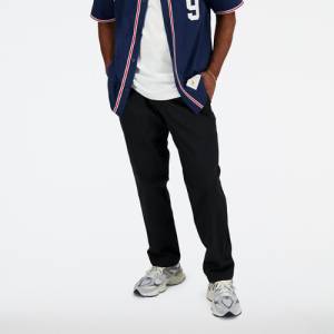 New Balance Men's Twill Straight Pant 30" - Black (MP41575BK)