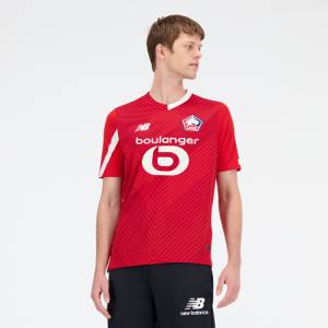 New Balance Men's Lille LOSC Home Short Sleeve Jersey - Print / Pattern / Misc (MT230250HME)