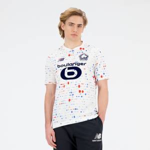 New Balance Men's Lille LOSC Away Short Sleeve Jersey - Black (MT230253AWY)