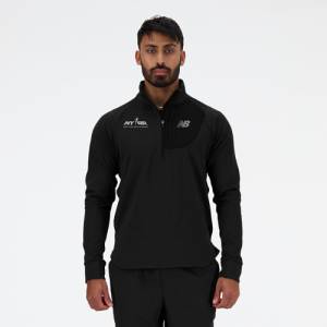 New Balance Men's Run For Life NB Heat Grid Half Zip - Black (MT41252BBK)