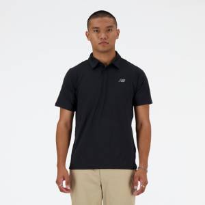 New Balance Men's New Balance Performance Polo - Black (MT41401BK)