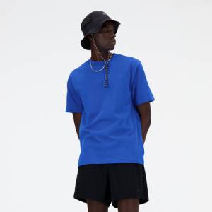 New Balance Men's Athletics Cotton T-Shirt - Blue (MT41533BUL)