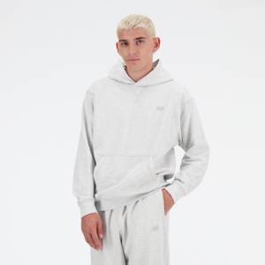 New Balance Men's Athletics French Terry Hoodie - Grey (MT41534AHH)