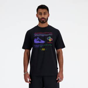 New Balance Men's Start Mode Graphic T-Shirt - Black (MT41603BK)