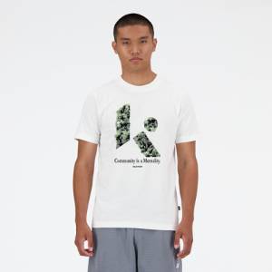 New Balance Men's Klutch Community Roots T-Shirt - White (MT41806WT)