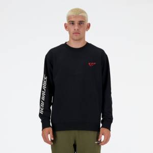 New Balance Men's 9060 Sole Print Long Sleeve T-Shirt - Black (MT41941BK)