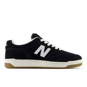 New Balance Unisex 480 Lifestyle Sneakers Shoes - Black / White (BB480PTN)