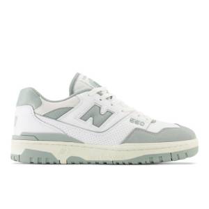 New Balance Men's 550 Lifestyle Shoes - White / Green (BB550NED)