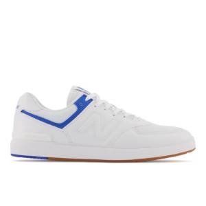 New Balance Men's 574 Court Lifestyle Shoes - White (CT574WNT)