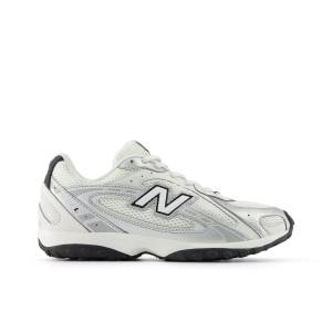 New Balance Kids' 204L Lace Shoes - White / Grey (G204L1MN)