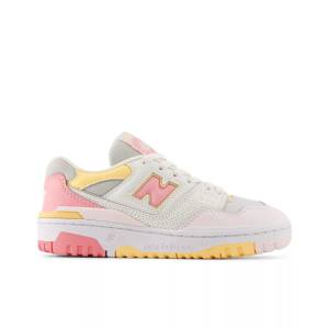 New Balance Kids' 550 Lace Basketball Shoes - Pink / Brown (GB55058A)