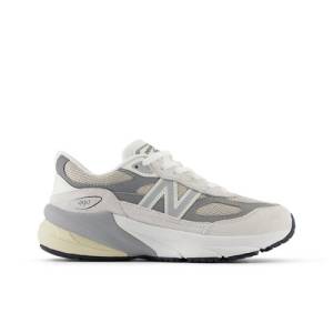 New Balance Kids' 990v6 Lifestyle Sneakers Shoes - Grey (GC990NC6)