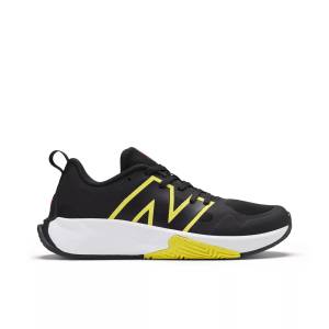 New Balance Kids' FuelCell Play Lace Shoes - Black / Yellow / Red (GFCY5ZQ)