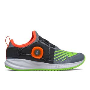 New Balance FuelCore Reveal Kids Running Shoes - Grey / Green (GKRVLCG2)