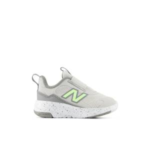 New Balance Kids' 468 Slip On Shoes - Grey / Green (I4683MI)