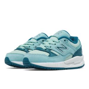 New Balance 530 Canvas Wax Kids Infant Lifestyle Shoes - Blue (KL530STI)