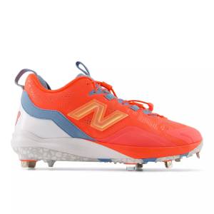 New Balance Unisex FuelCell Lindor 3 Baseball Shoes - Red / White (LLINDPR3)