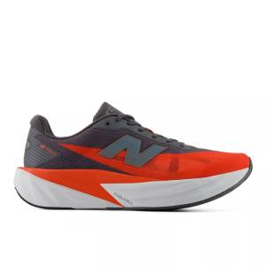 New Balance Men's FuelCell Rebel v5 Running Shoes - Red / Grey (MFCX2PP)