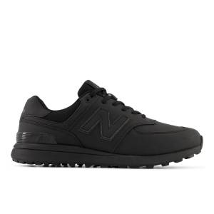New Balance Men's 574 Greens V2 Shoes - Black (MG574BLK)