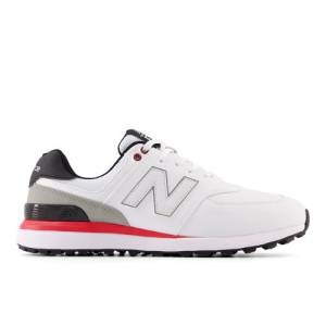New Balance 574 Greens v2 Men's Golf Shoes - White (MG574WK)