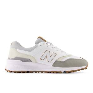 New Balance 997 SL Men's Golf Shoes - White (MG997SWG)