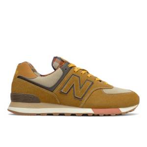 New Balance 574 Men's Lifestyle Shoes - Yellow (ML574HMI)