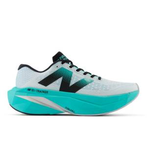 New Balance FuelCell SuperComp Trainer v3 Men's Running Shoes - White / Green (MRCXLW4)