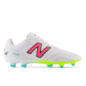 New Balance 442 PRO FG V2 Unisex Soccer Shoes - White (MS41FMWH)