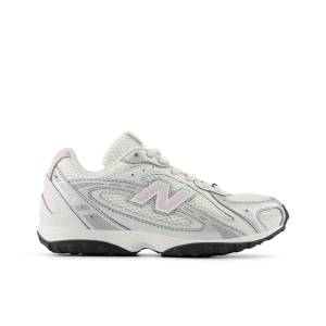 New Balance Kids' 204L Lace Shoes - White / Pink (P204L566)